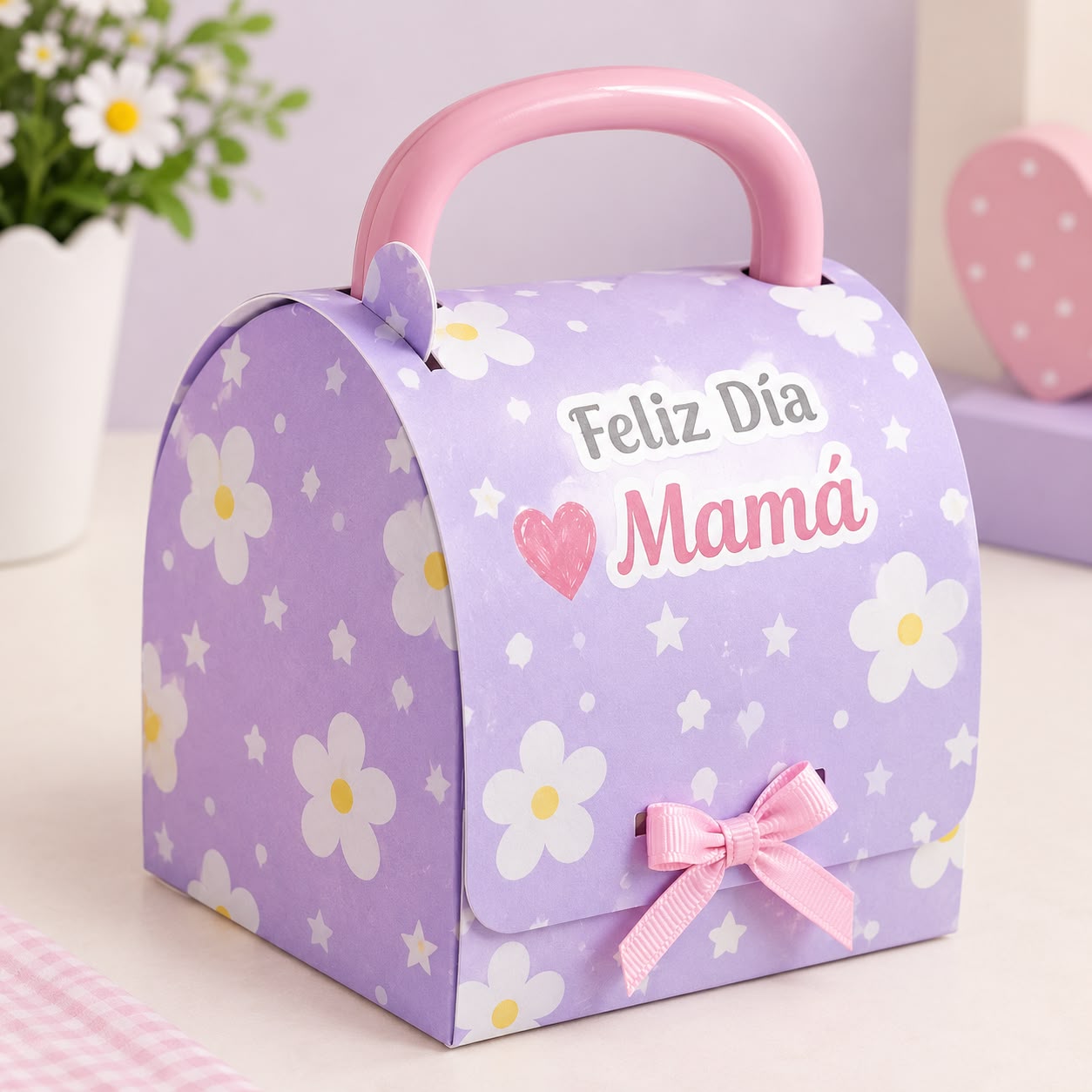 Cajita Porta Taza Día de las Madres